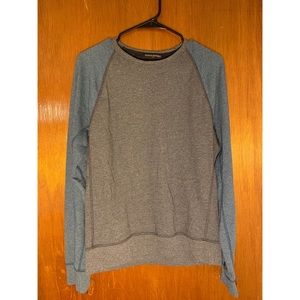 Banana Republic thick crewneck in grey/blue